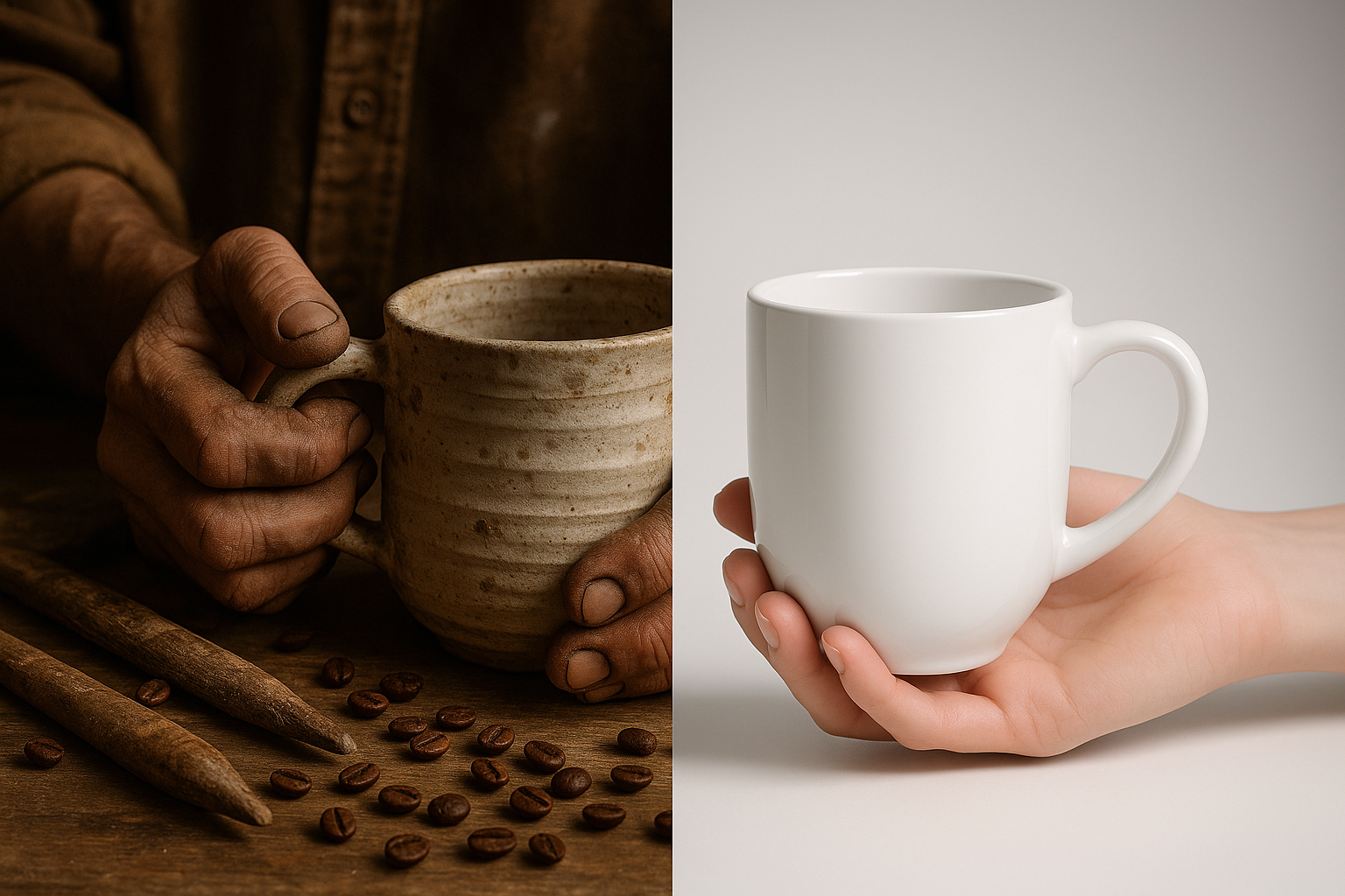 create something that illustrates "real over perfect," "authenticity over polish," "depth over hype," and "purpose over popularity."